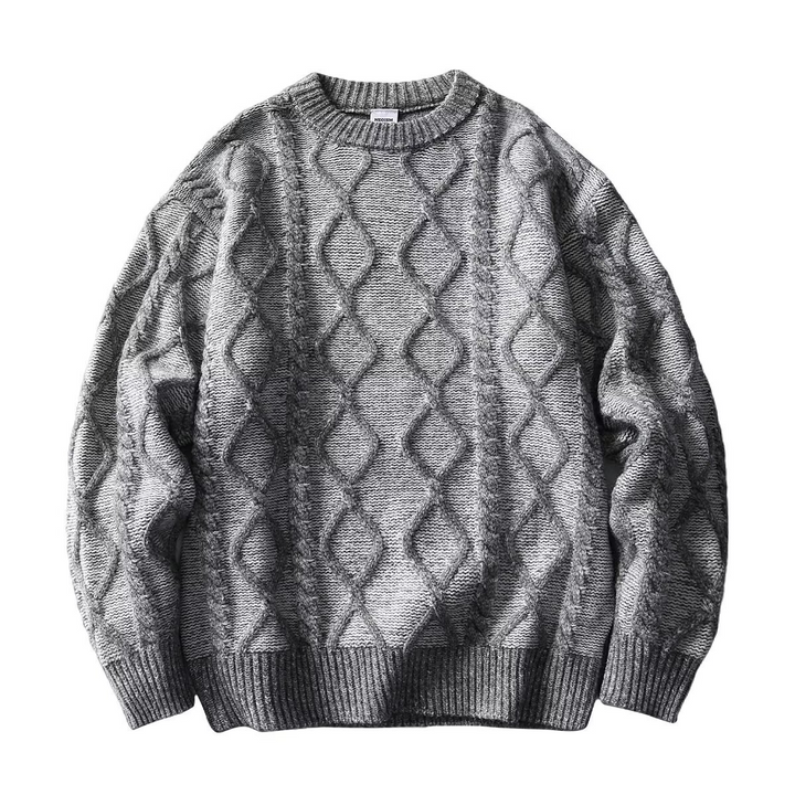 Diamond Aran Crew
