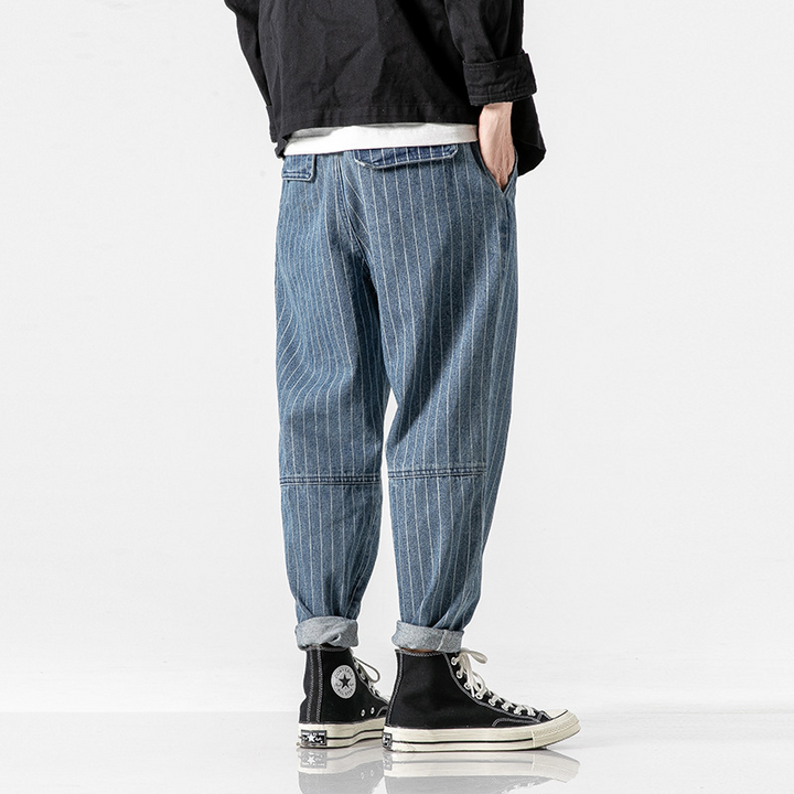 Kojima Stripe Harem Trouser