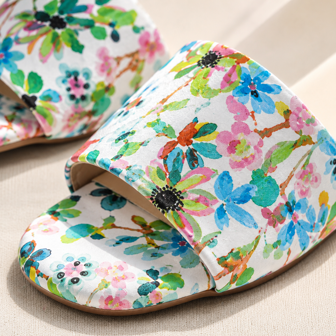 Blossom Côte Flat Mule