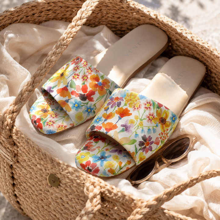 Blossom Côte Flat Mule