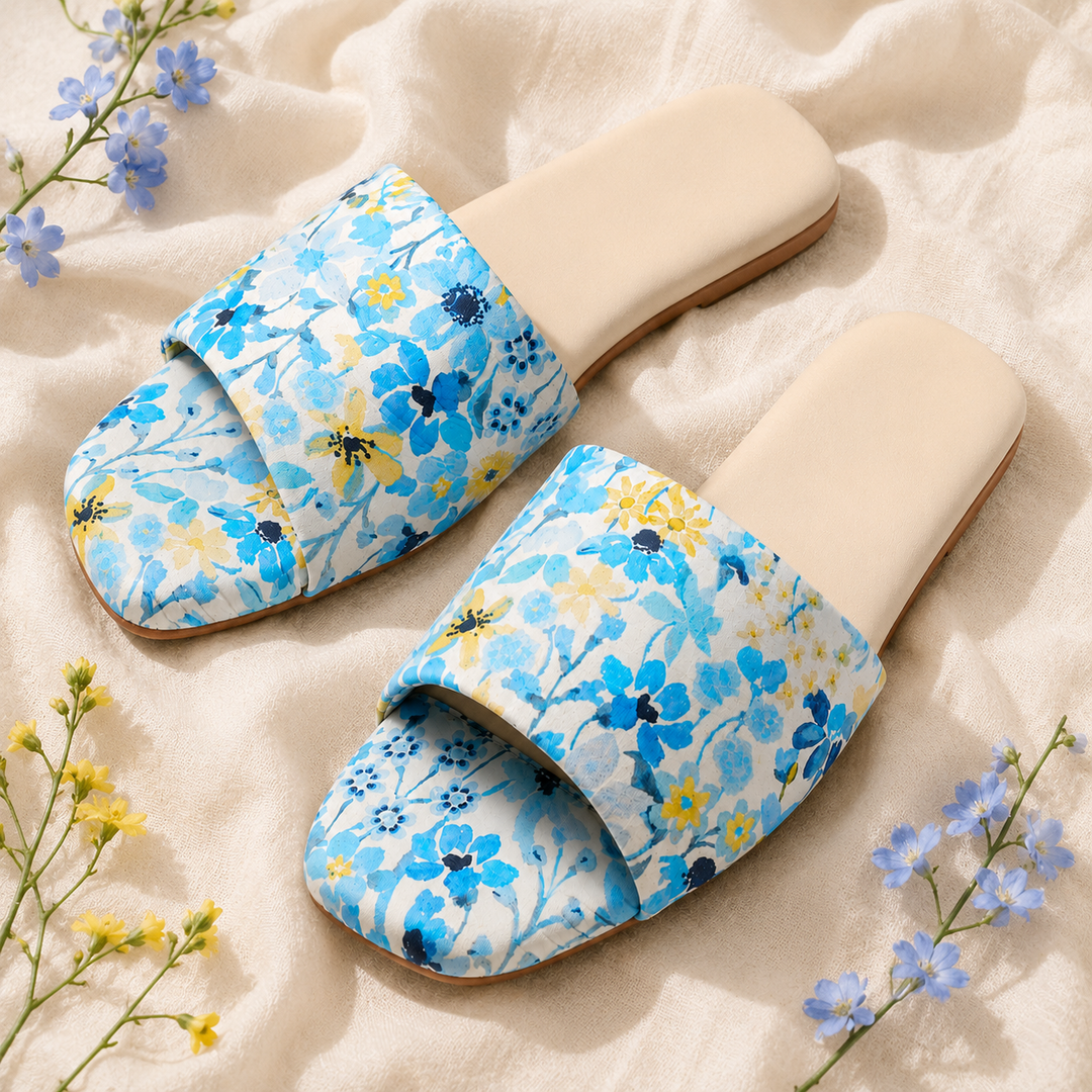 Blossom Côte Flat Mule