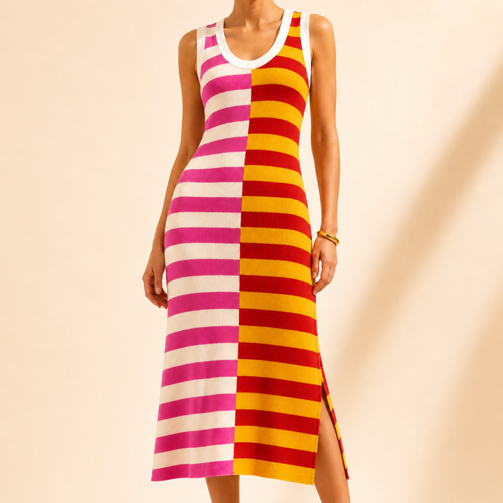 Riviera Colorblock Knit Maxi
