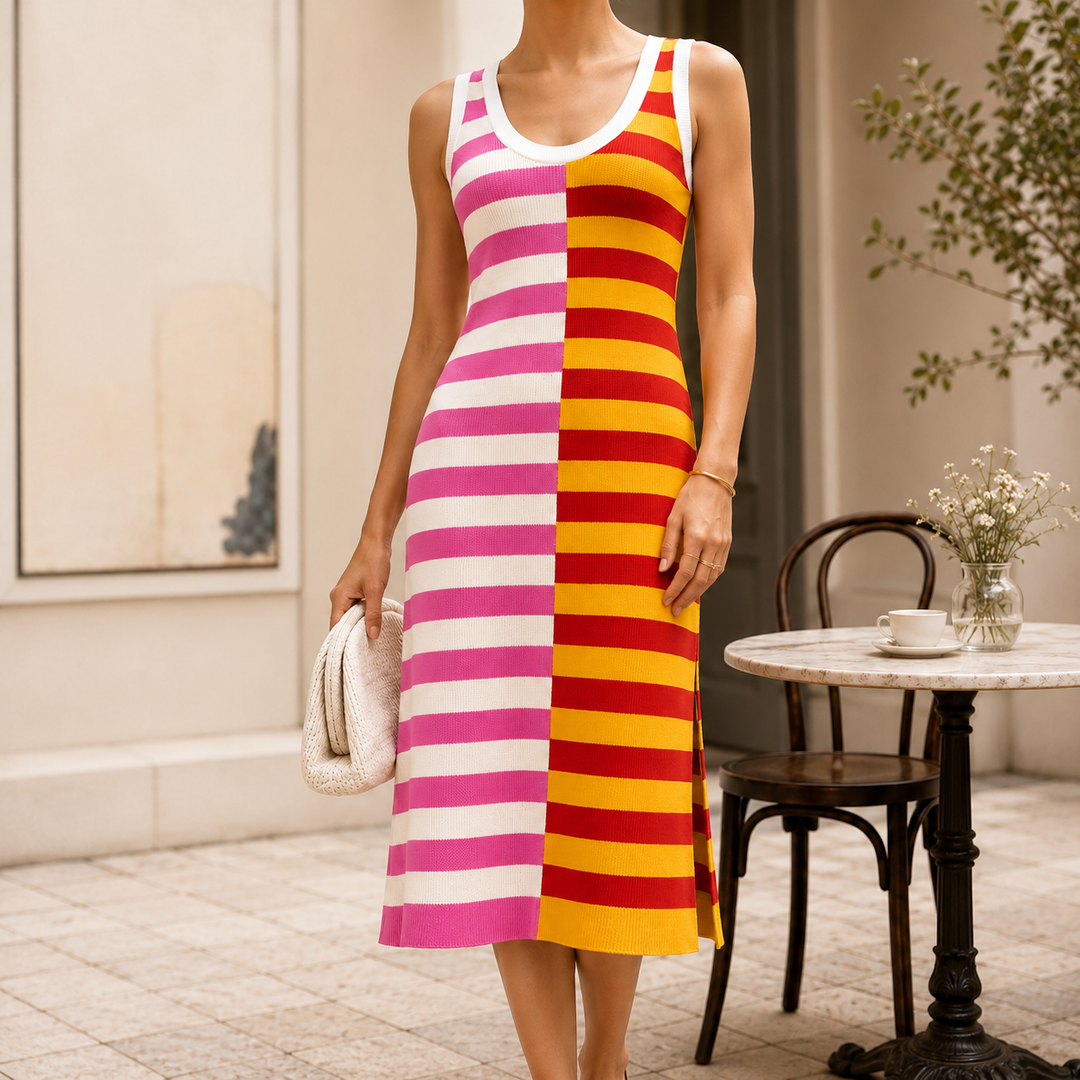 Riviera Colorblock Knit Maxi