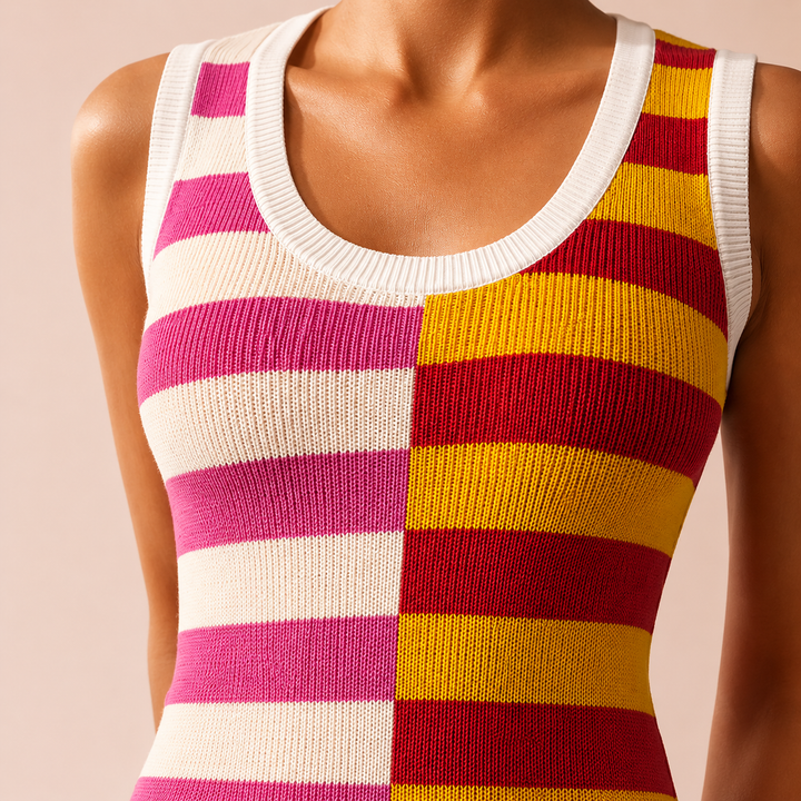 Riviera Colorblock Knit Maxi