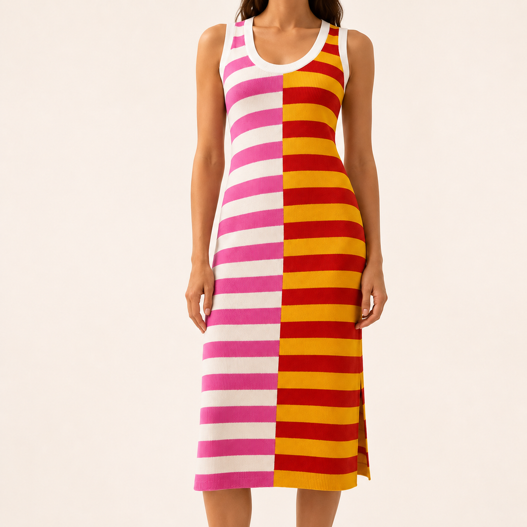 Riviera Colorblock Knit Maxi