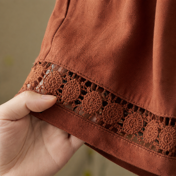 Tropez Floral Crochet Short