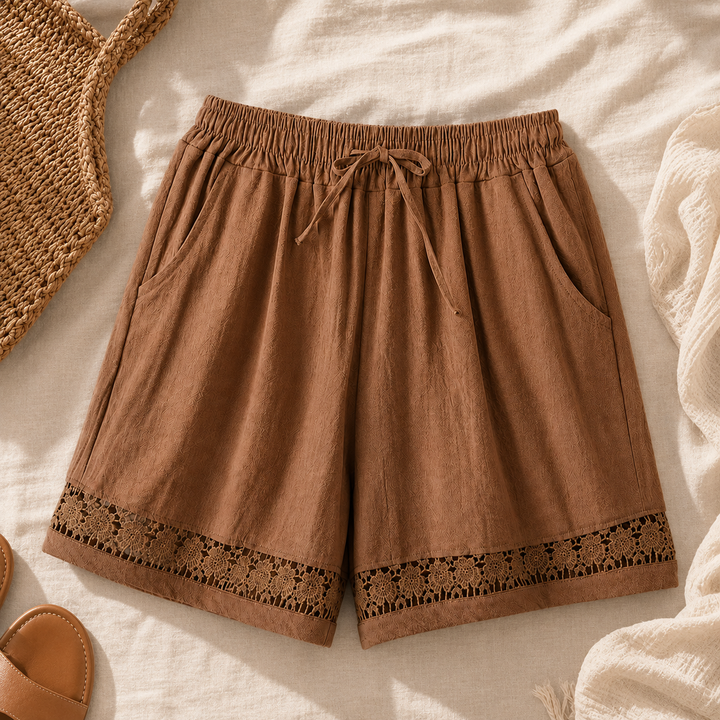 Tropez Floral Crochet Short