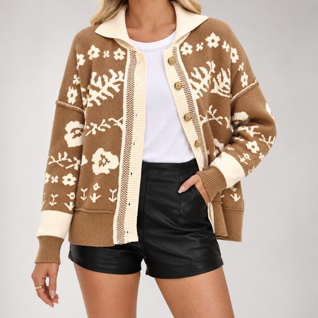 Linnea Folk Knit Cardigan