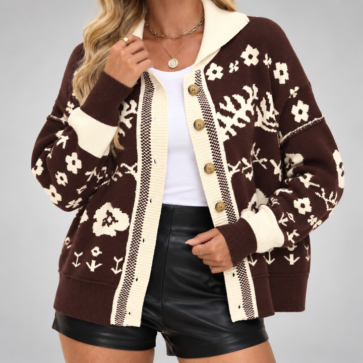 Linnea Folk Knit Cardigan