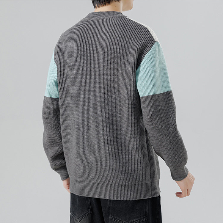 James Color-Block Knit Crewneck