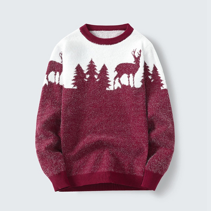 Crimson Pines Sweater