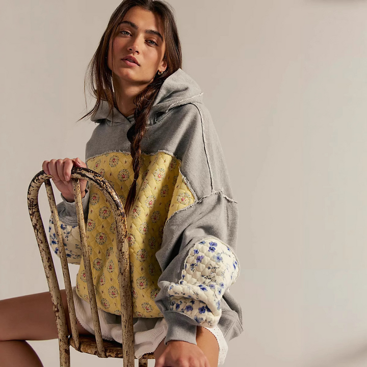Chestnut Quilt Hoodie