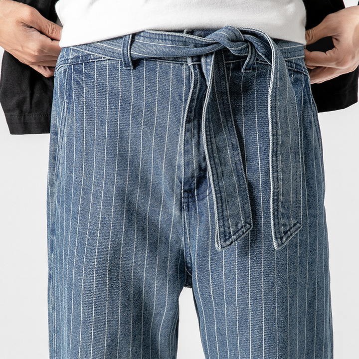 Kojima Stripe Harem Trouser