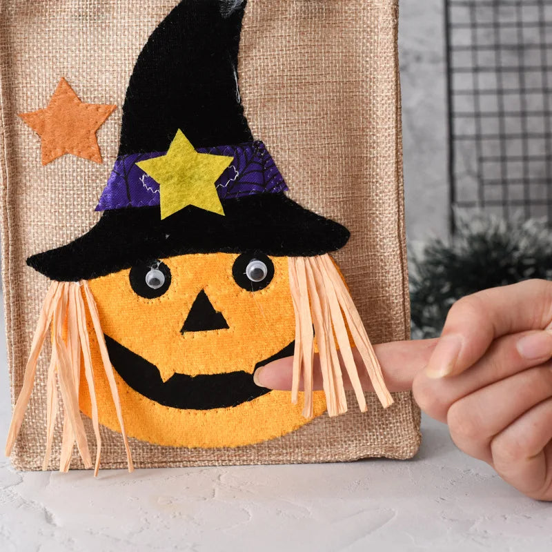 "Trick-or-Treat" Interactive Linen Tote