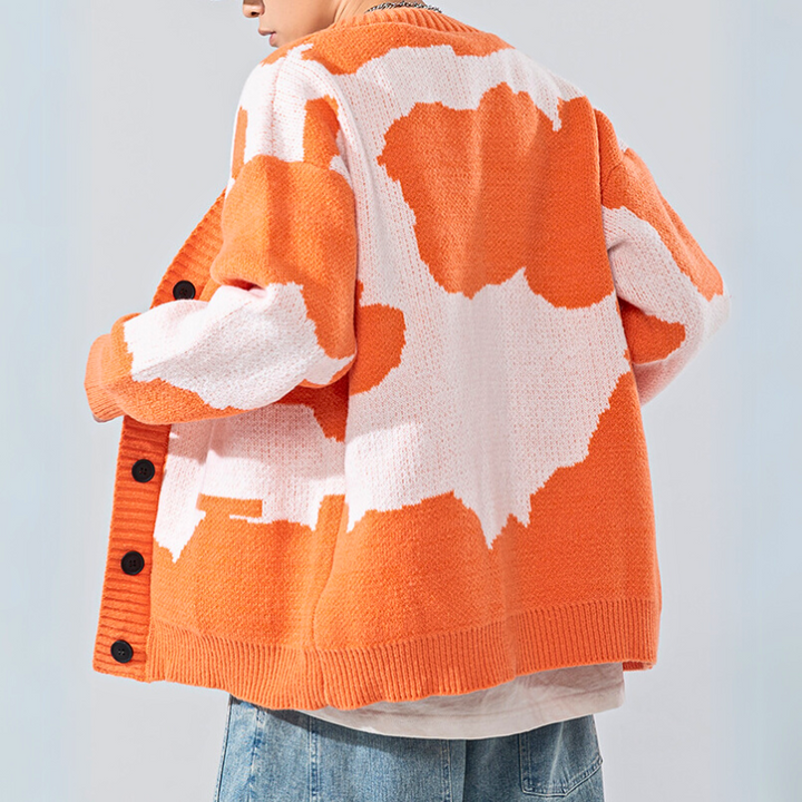 Cloudform Abstract Cardigan