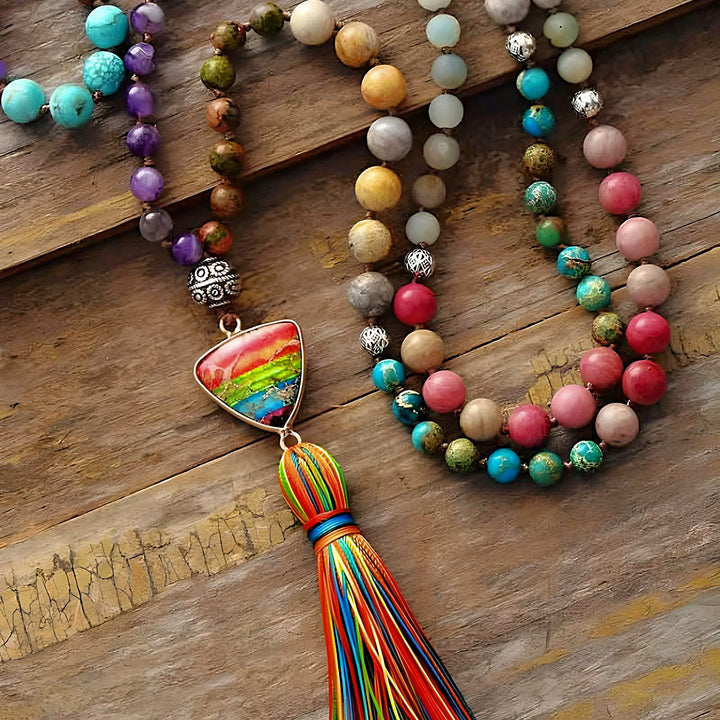 The 7-Chakra Stone Necklace