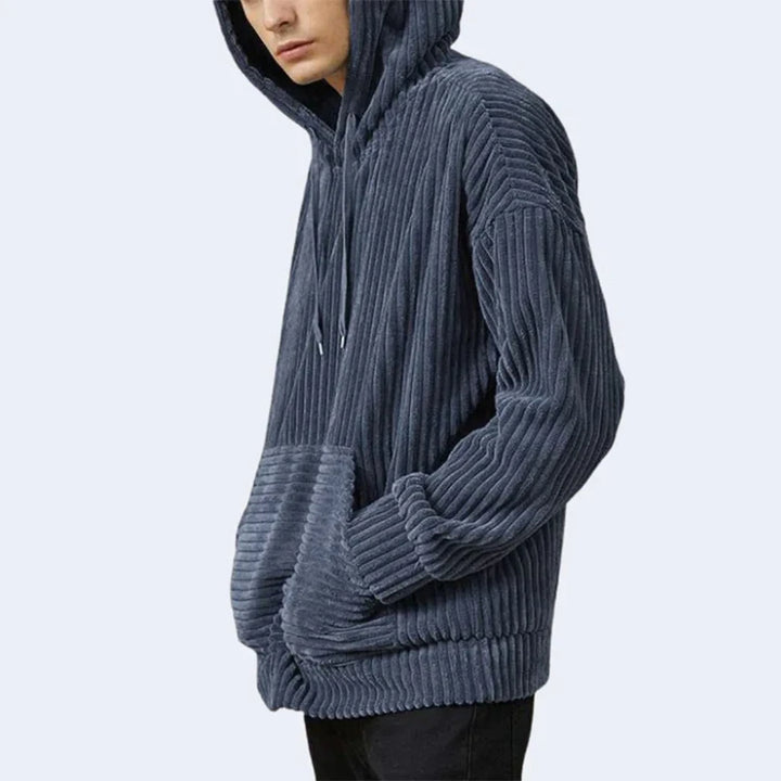 Corduroy Hooded Sweatshirt
