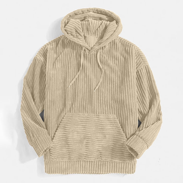 Corduroy Hooded Sweatshirt
