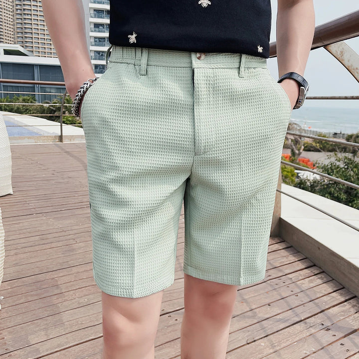Classic Waffle-Weave Shorts