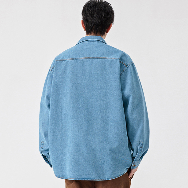Indigo Jacquard Denim