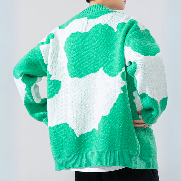 Cloudform Abstract Cardigan
