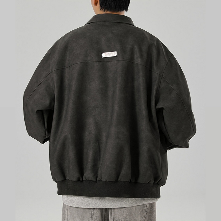 Fresco Marbled Bomber Jacket