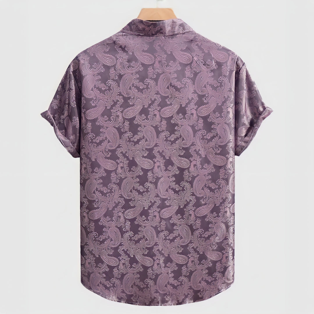 Silky Paisley Jacquard Shirt