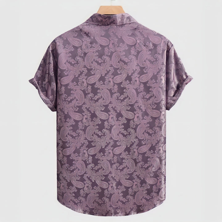 Silky Paisley Jacquard Shirt