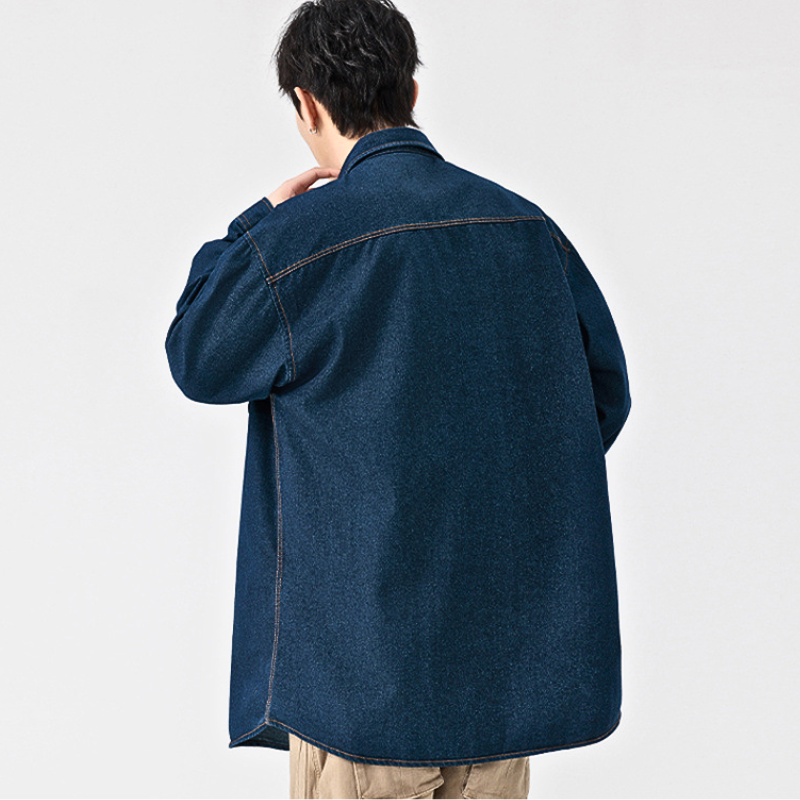 Indigo Jacquard Denim