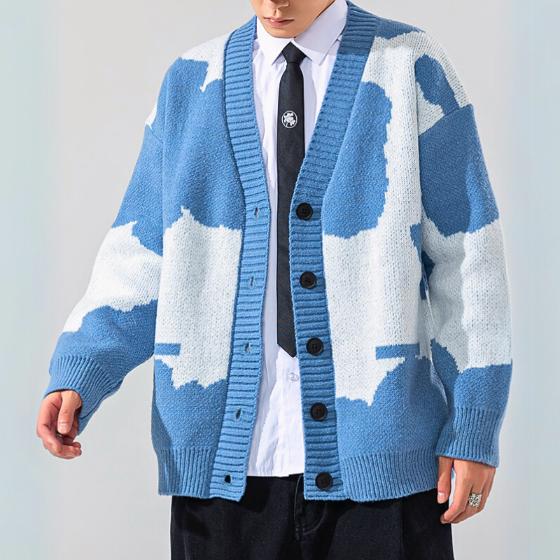 Cloudform Abstract Cardigan