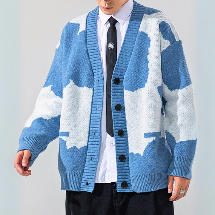 Cloudform Abstract Cardigan