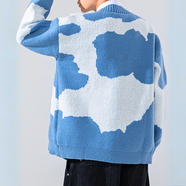 Cloudform Abstract Cardigan