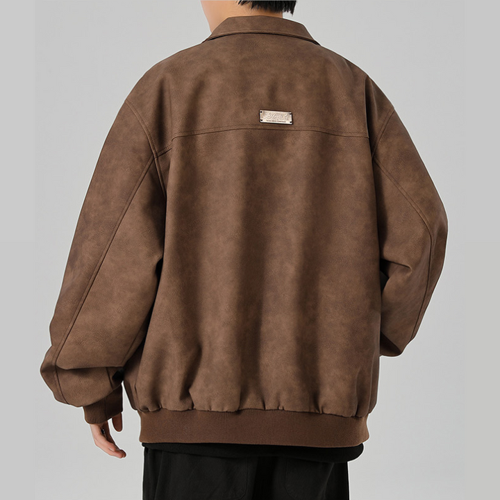 Fresco Marbled Bomber Jacket