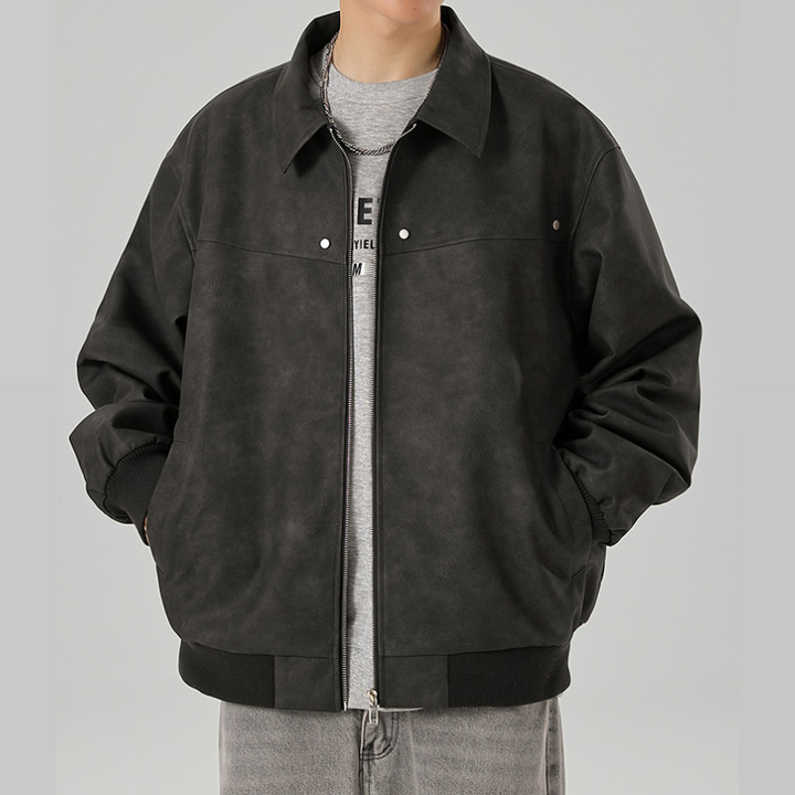 Fresco Marbled Bomber Jacket