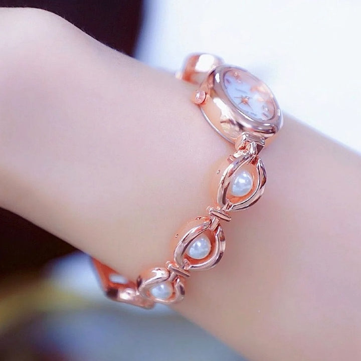 Pearly Bracelet Wristwatch