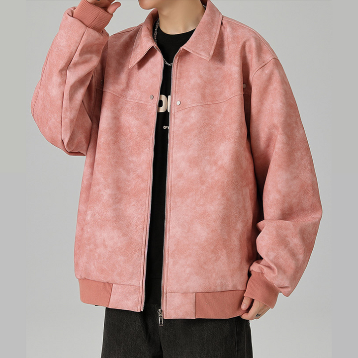 Fresco Marbled Bomber Jacket