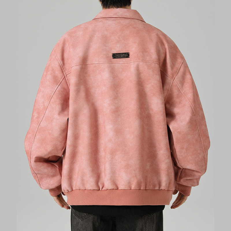 Fresco Marbled Bomber Jacket