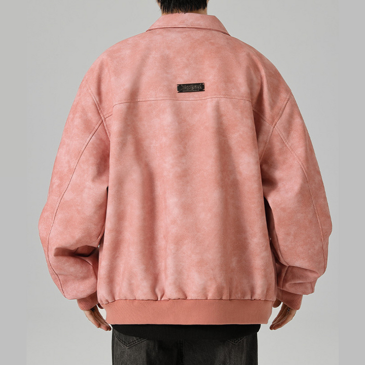 Fresco Marbled Bomber Jacket