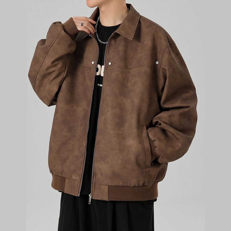 Fresco Marbled Bomber Jacket