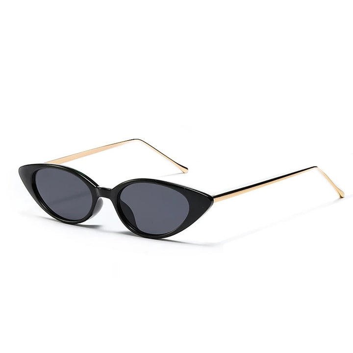 Slim Framed Golden Sunglasses