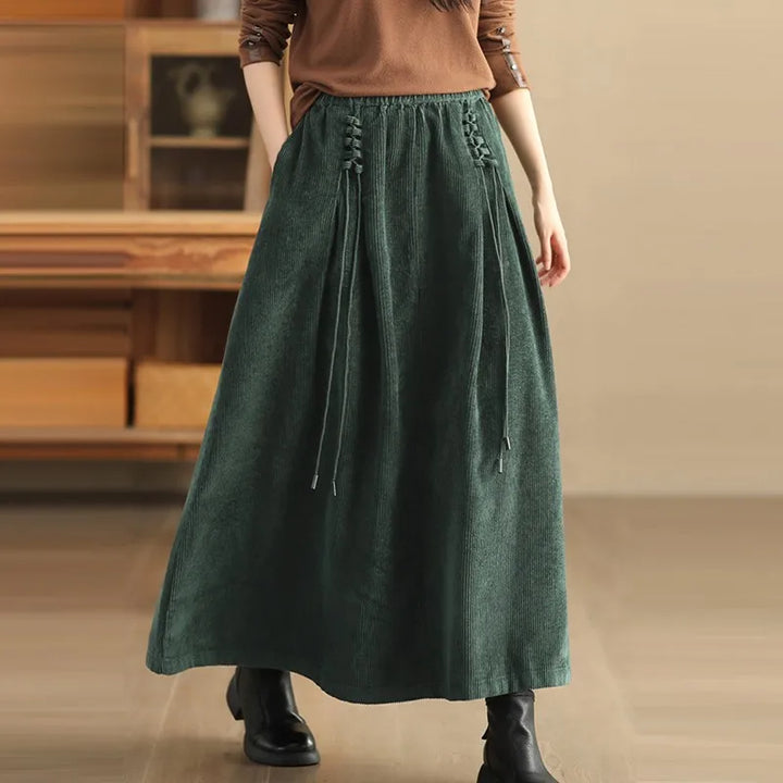 Classic Corduroy Maxi Skirt
