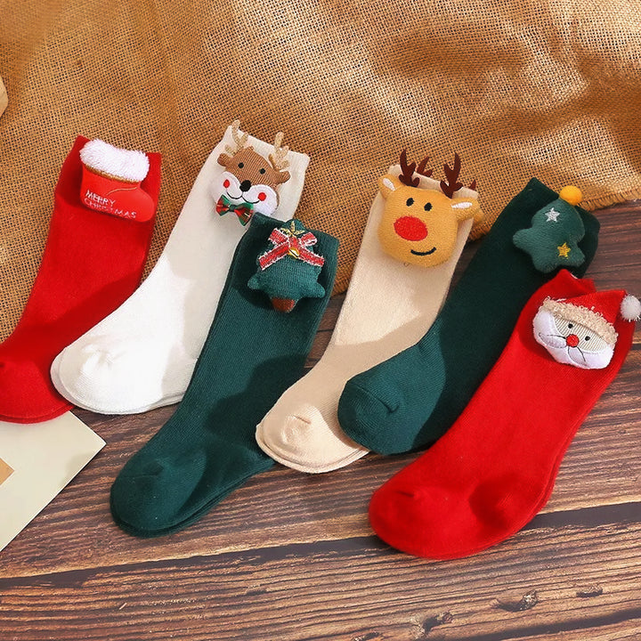 Kids' Festive Plush Socks