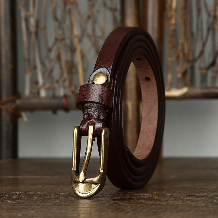 Equestrian Elegance Leather Belt
