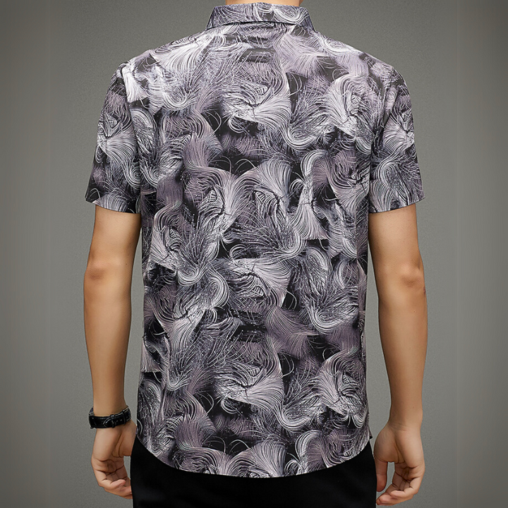 Nami Swirl Button-Up