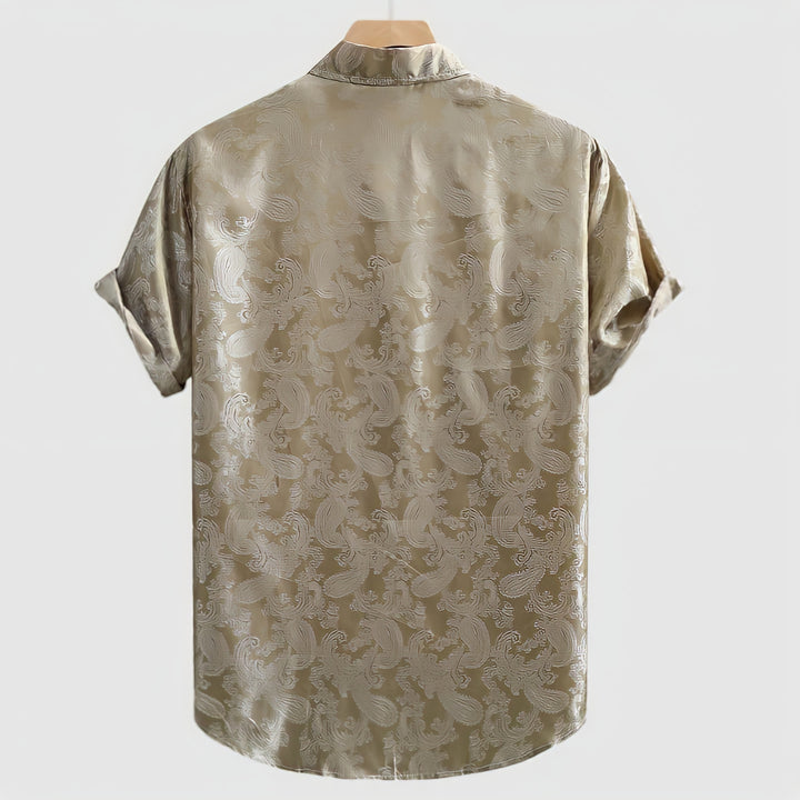 Silky Paisley Jacquard Shirt
