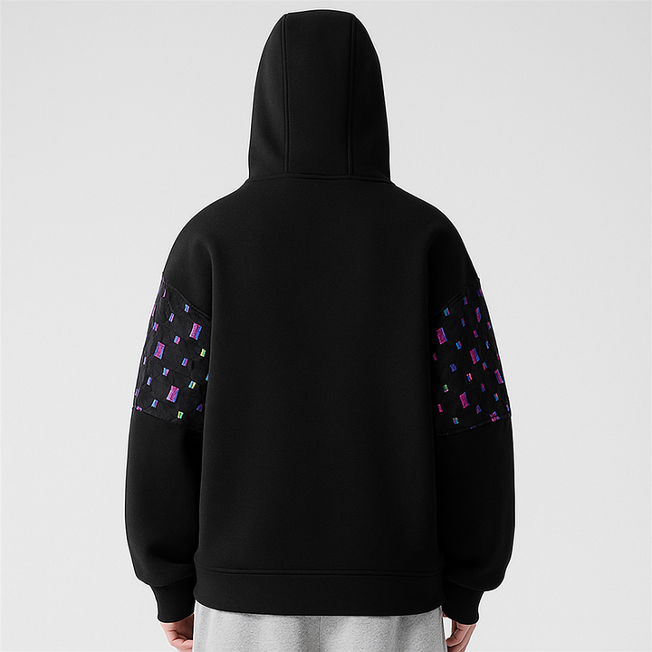 Mosaic Embroidered Hoodie
