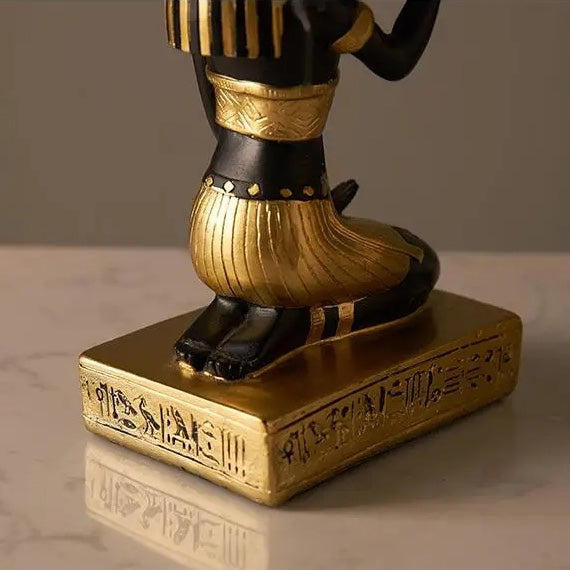 Ancient-Egypt Candle Holder Figurines