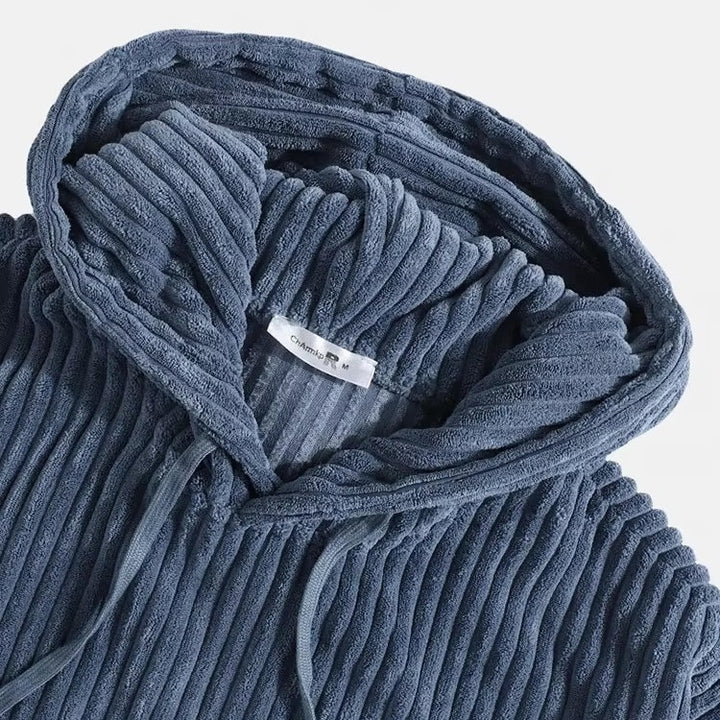 Corduroy Hooded Sweatshirt