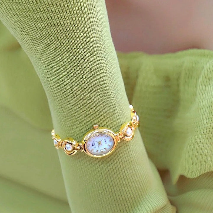 Pearly Bracelet Wristwatch