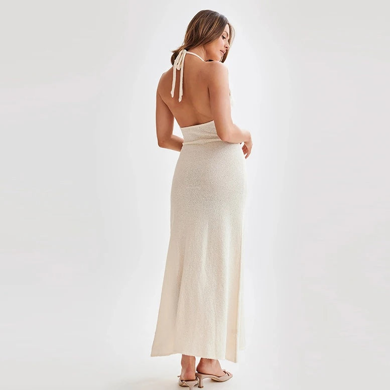 Sandy Rose Backless Dress